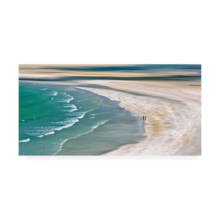 Anuska Voncina 'Sandy Shore Coast' Canvas Art,16x32